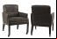 Pictured in London Maple Finish with Dolomite Anthracite Leather