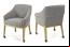Pictured in Lager Maple Finish with Splash, Ash Fabric
