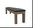 Optional Storage Bench - Silvered Oak Finish