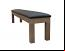 Optional Storage Bench - Silvered Oak Finish