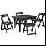 Black Finish with Optional Chairs