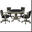 Slate Finish with Optional Swivel Chairs
