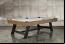 Brushed Walnut Finish with Metal Leg