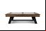 Brushed Walnut Finish with Metal Leg