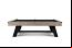 Antique Finish with Metal Leg