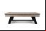 Antique Finish with Metal Leg