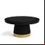 Matte Black / Brass Trim Poker Table