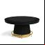 Matte Black Poker Table with Foot Rail