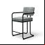 Vintage Gray Barstool