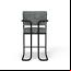 Vintage Gray Barstool