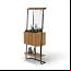 Matte Walnut Cocktail Bar