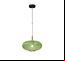 Brass Bar with Green Glass Shade