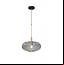 Brass Bar with Smoke Glass Shade