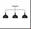 3 Metal Shade Pendant