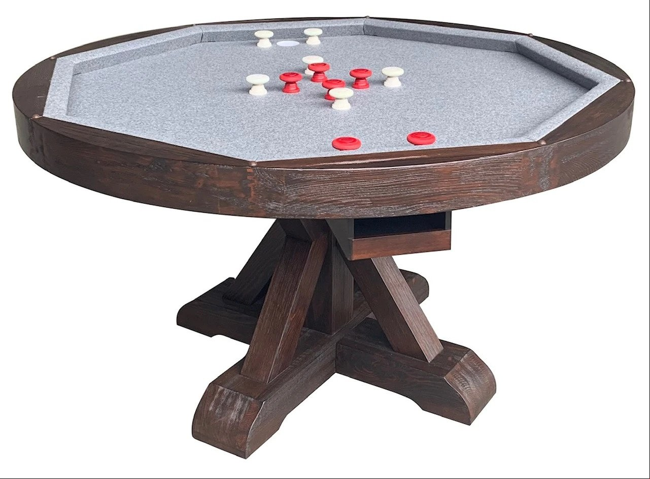 Octagonal Bumper Pool Table